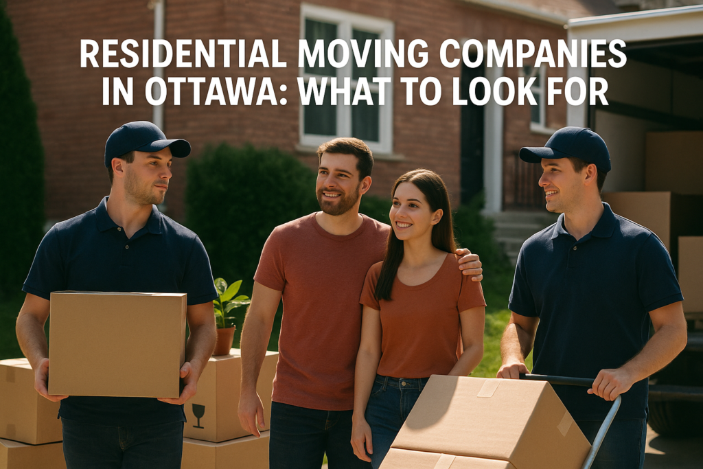 Residential moving companies Ottawa